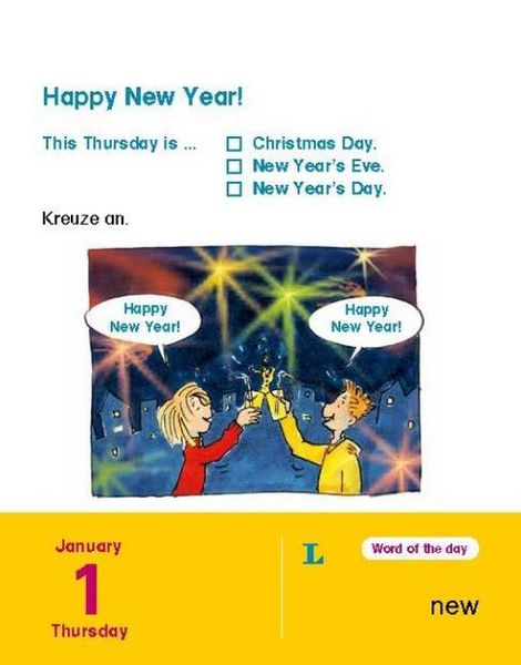 Produktbild: Langenscheidt Kinderkalender Englisch 2026