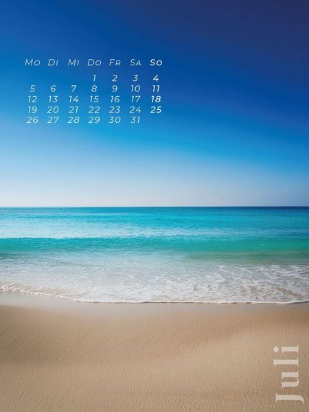 Produktbild: Strandtr&auml;ume - Ein Jahr am Meer Kalender 2027