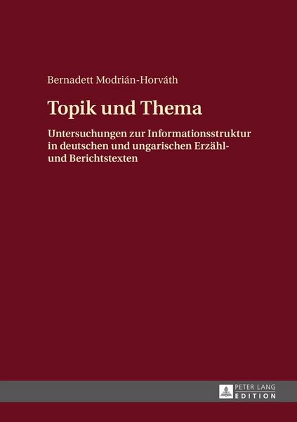 Produktbild: Topik und Thema