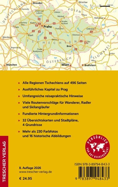 Produktbild: TRESCHER Reisef&uuml;hrer Tschechien