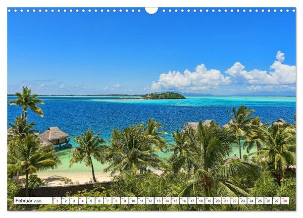 Produktbild: Reif f&uuml;r die S&uuml;dsee. Reise von Fidschi bis Bora Bora (Wandkalender 2026 DIN A3 quer), CALVENDO Monatskalender