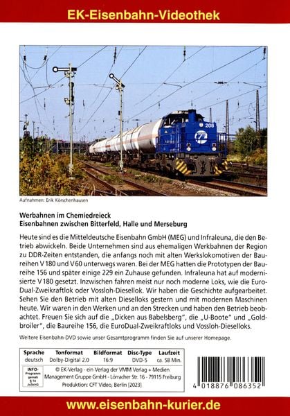 Produktbild: Werkbahnen im Chemiedreieck - Eisenbahnen zwischen Bitterfeld, Halle und Merseburg