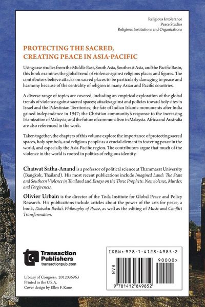 Produktbild: Protecting the Sacred, Creating Peace in Asia-Pacific