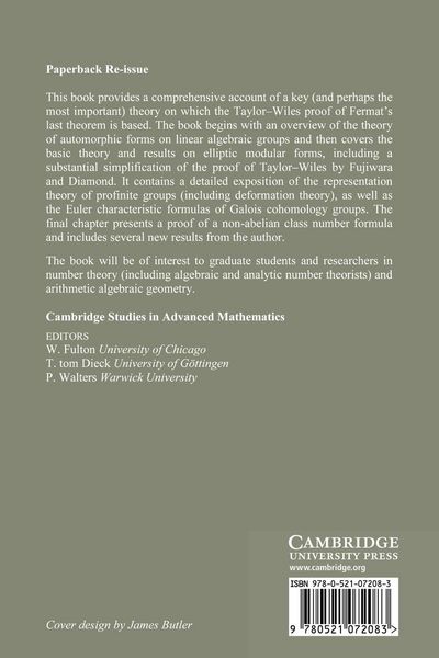 Produktbild: Modular Forms and Galois Cohomology