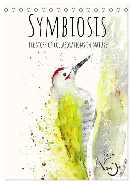 Symbiosis, the story of collaborations in nature (Desk Calendar 2026 DIN A5 portrait), CALVENDO 12 Month DeskCalendar