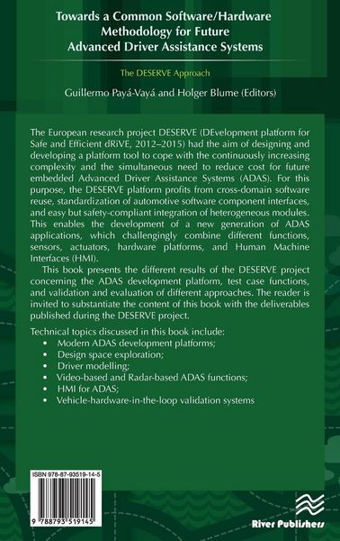 Produktbild: Towards a Common Software/Hardware Methodology for Future Advanced Driver Assistance Systems