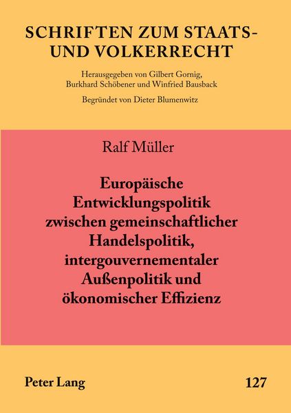 Produktbild: Europ&auml;ische Entwicklungspolitik zwischen gemeinschaftlicher Handelspolitik, intergouvernementaler Au&szlig;enpolitik und &ouml;konomischer Effizienz