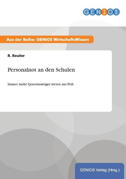Produktbild: Personalnot an den Schulen