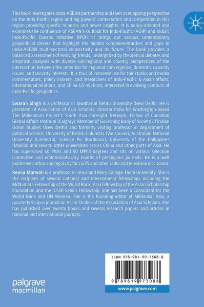 Produktbild: India and ASEAN in the Indo Pacific