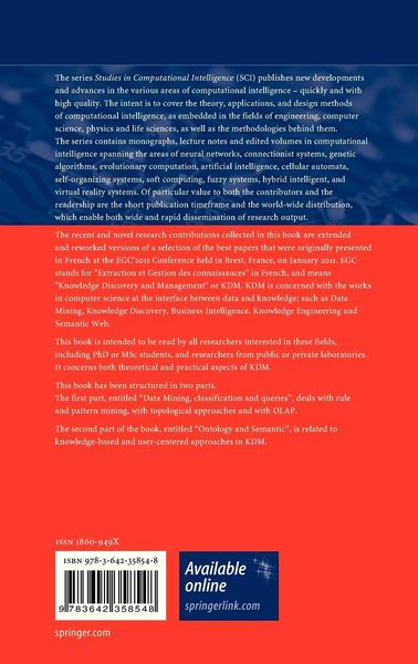 Produktbild: Advances in Knowledge Discovery and Management