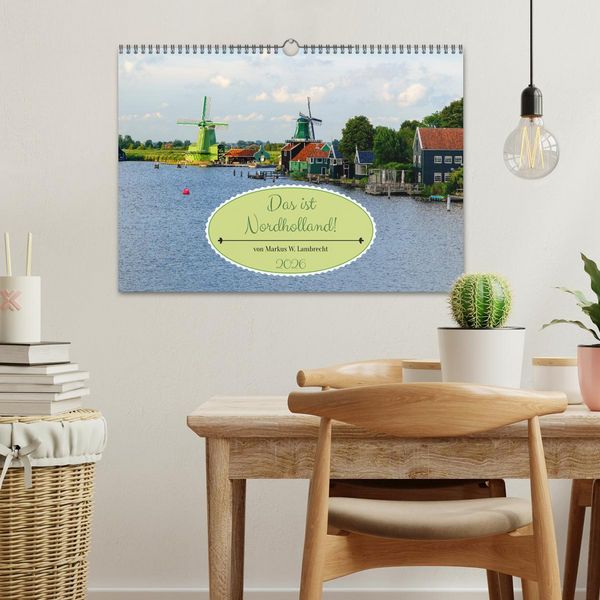 Produktbild: Das ist Nordholland! Querformat (Wandkalender 2026 DIN A3 quer), CALVENDO Monatskalender