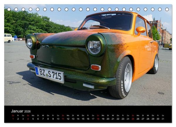 Produktbild: Trabantfahrertreffen Zwickau (Tischkalender 2026 DIN A5 quer), CALVENDO Monatskalender