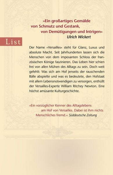 Produktbild: Hinter den Fassaden von Versailles