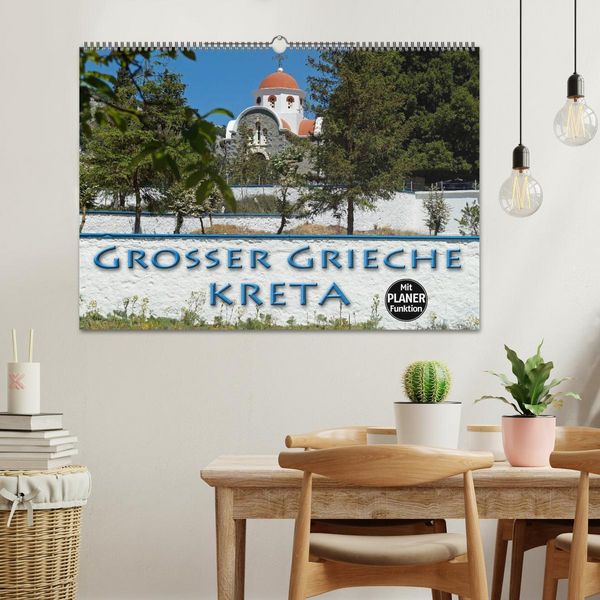 Produktbild: Gro&szlig;er Grieche Kreta (Wandkalender 2026 DIN A2 quer), CALVENDO Monatskalender