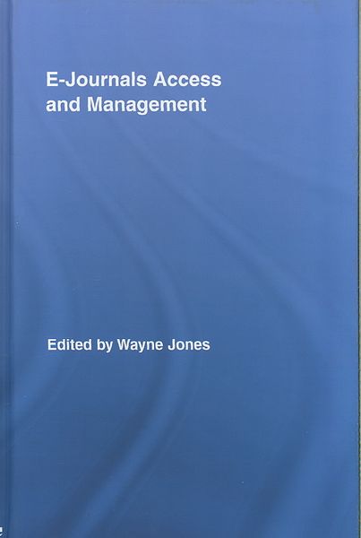 Produktbild: E-Journals Access and Management