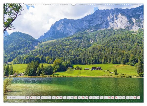 Produktbild: Malerische Seen in Bayern (hochwertiger Premium Wandkalender 2026 DIN A2 quer), Kunstdruck in Hochglanz
