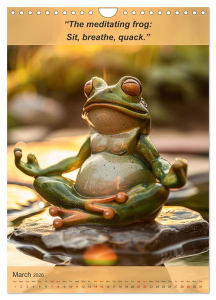 Produktbild: Funny animalistic yoga poses (Wall Calendar 2026 DIN A4 portrait), CALVENDO 12 Month Wall Calendar