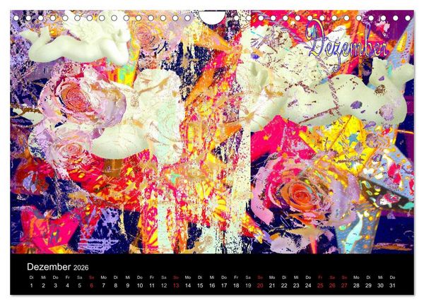 Produktbild: Blumen - Digital (Wandkalender 2026 DIN A4 quer), CALVENDO Monatskalender