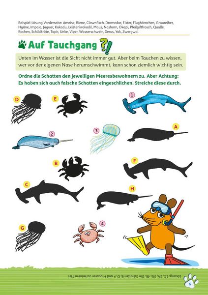 Produktbild: Frag doch mal ... die Maus: Mein R&auml;tselblock mit der Maus- Wilde Tiere