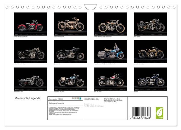 Produktbild: Volmeyer, M: Motorcycle Legends (Wall Calendar 2025 DIN A4 l