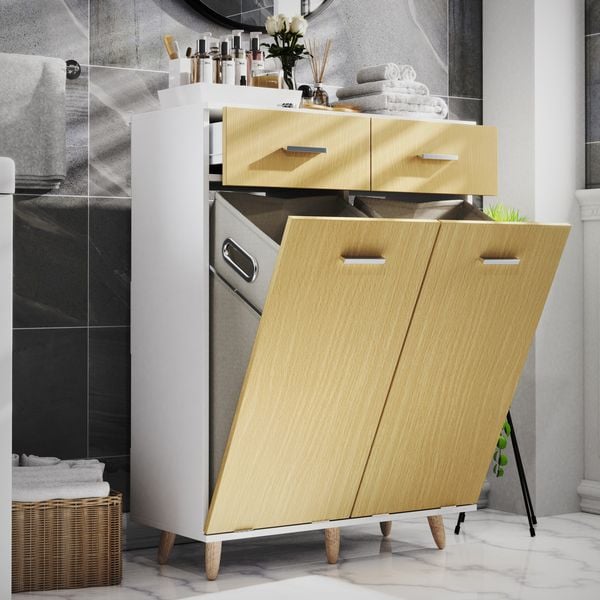 Produktbild: W&auml;scheschrank W&auml;schetruhe W&auml;schebox Landos L