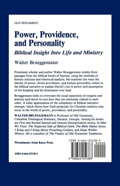 Produktbild: Power, Providence, and Personality