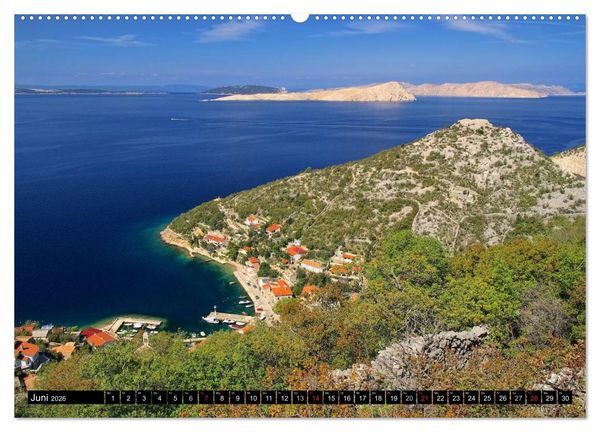 Produktbild: Kvarner Golf - Kroatien (hochwertiger Premium Wandkalender 2026 DIN A2 quer), Kunstdruck in Hochglanz