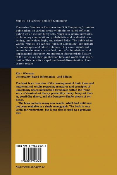 Produktbild: Uncertainty-Based Information