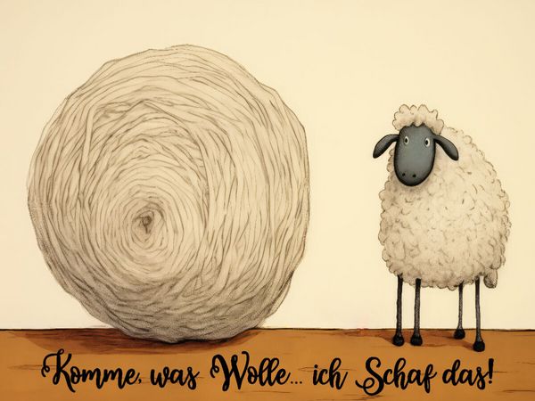 Produktbild: CALVENDO Puzzle Wollschaf | 1000 Teile Lege-Gr&ouml;&szlig;e 64x48cm Foto-Puzzle f&uuml;r gl&uuml;ckliche Stunden