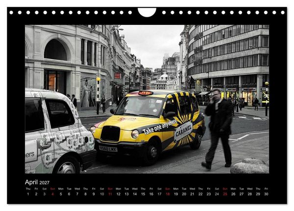 Produktbild: Taxis in London / UK-Version (Wall Calendar 2027 DIN A4 landscape), CALVENDO 12 Month Wall Calendar