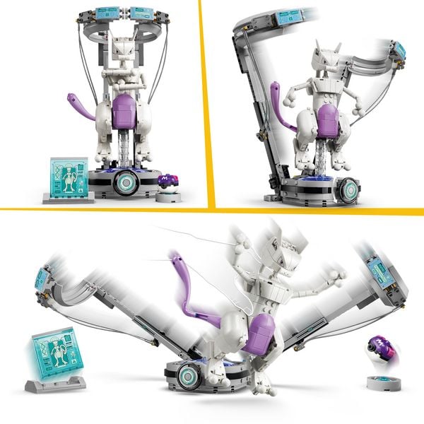 Produktbild: LEGO Pok&eacute;mon SMART Play: Mewtwus Ausbruch aus dem Labor kompatibles Set 72163