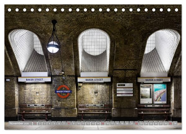 Produktbild: London Sehensw&uuml;rdigkeiten (Tischkalender 2026 DIN A5 quer), CALVENDO Monatskalender