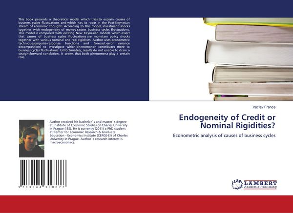 Produktbild: Endogeneity of Credit or Nominal Rigidities?
