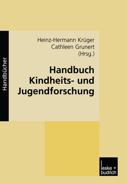Produktbild: Handbuch Kindheits- und Jugendforschung
