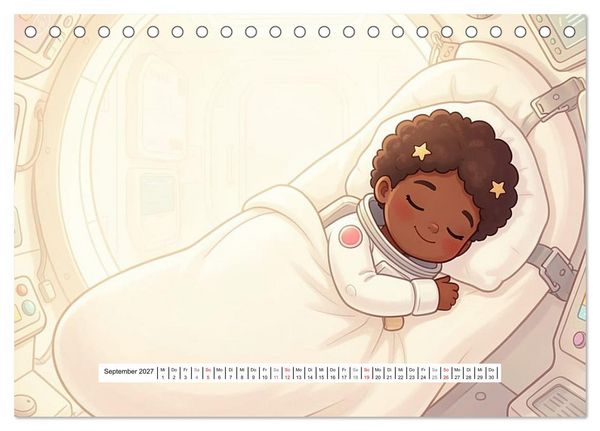 Produktbild: Kleine Astronauten (Tischkalender 2027 DIN A5 quer), CALVENDO Monatskalender