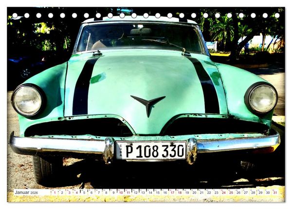 Produktbild: Starliner - Ein Star von Studebaker (Tischkalender 2026 DIN A5 quer), CALVENDO Monatskalender