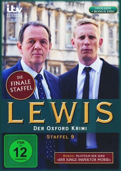 Lewis - Der Oxford Krimi - Staffel 9 + Pilotfilm "Der junge Inspektor Morse"  [4 DVDs]