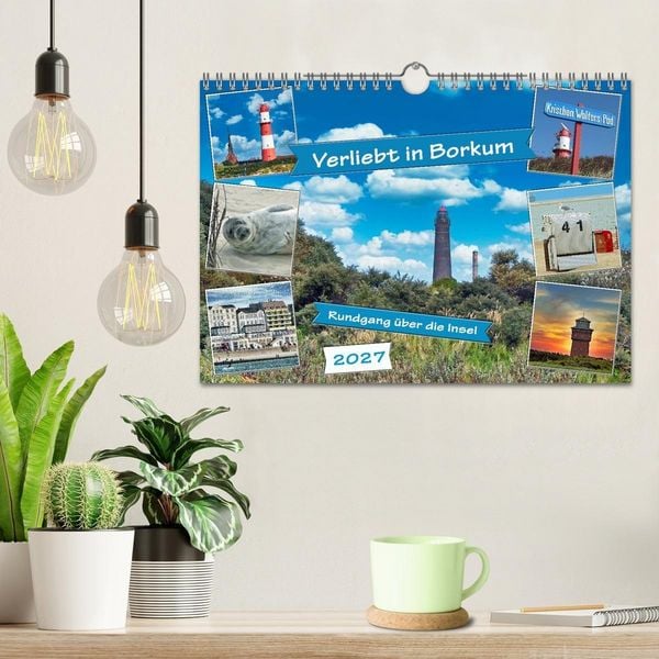 Produktbild: Verliebt in Borkum (Wandkalender 2027 DIN A4 quer), CALVENDO Monatskalender