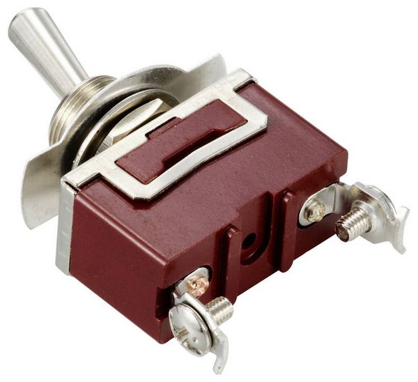 Produktbild: TRU COMPONENTS TC-12819624 Kippschalter 250 V/AC 15A 1 x Aus/(Ein) tastend 1St.