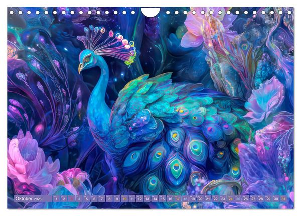 Produktbild: Art Nouveau trifft M&auml;rchenwelt (Wandkalender 2026 DIN A4 quer), CALVENDO Monatskalender