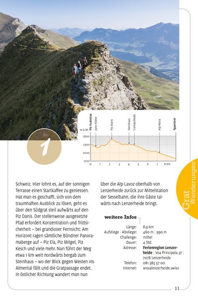 Produktbild: K&uuml;mmerly+Frey Erlebnis Schweiz Gratwanderungen - Wanderf&uuml;hrer