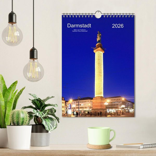 Produktbild: Darmstadt 2026 Bilder vom Frankfurter Taxifahrer Petrus Bodenstaff (Wandkalender 2026 DIN A4 hoch), CALVENDO Monatskalender