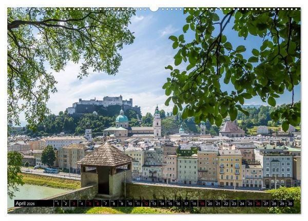 Produktbild: SALZBURG Lovely Old Town (High Quality Premium Wall Calendar 2026 DIN A2 landscape),CALVENDO 12 Month Wall Calendar