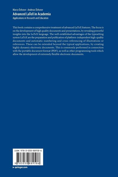 Produktbild: Advanced LaTeX in Academia