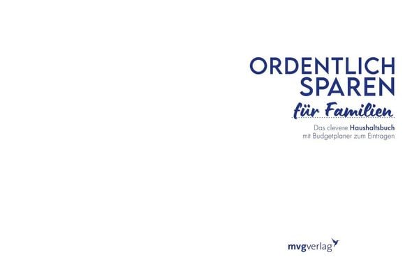 Produktbild: Ordentlich sparen &ndash; f&uuml;r Familien