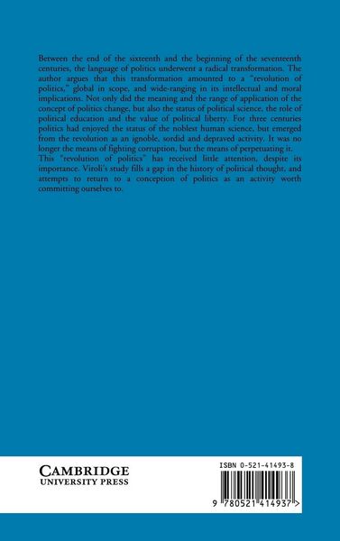 Produktbild: From Politics to Reason of State