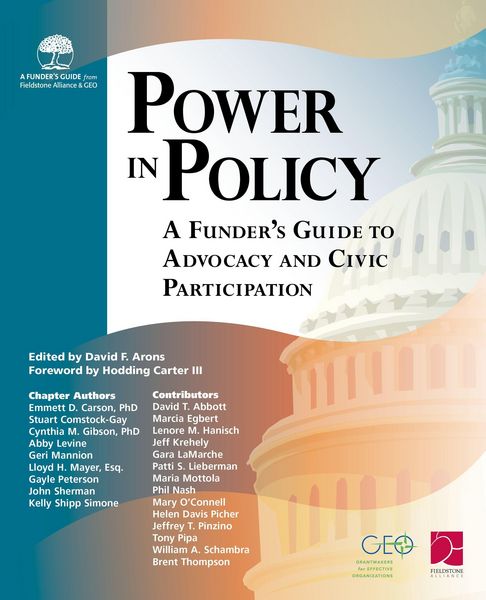 Produktbild: Power in Policy: A Funder's Guide to Advocacy and Civic Participation