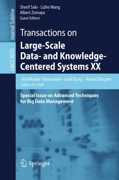 Produktbild: Transactions on Large-Scale Data- and Knowledge-Centered Systems XX