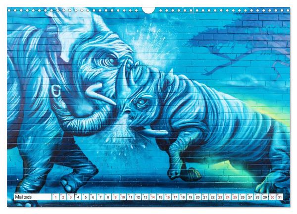 Produktbild: Kunst der Strasse (Wandkalender 2026 DIN A3 quer), CALVENDO Monatskalender