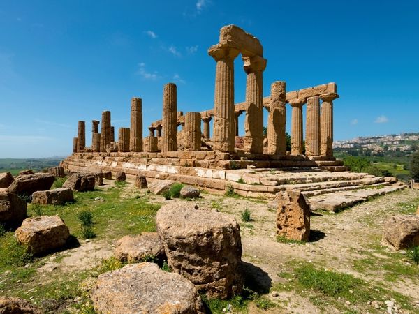 Produktbild: CALVENDO Puzzle Hera-Tempel im Tal der Tempel bei Agrigento | 1000 Teile Lege-Gr&ouml;&szlig;e 64x48cm Foto-Puzzle f&uuml;r gl&uuml;ckliche Stunden